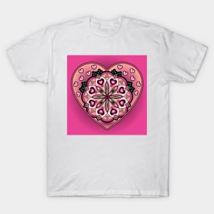 Love Hearts 167 (Style:27) T-Shirt